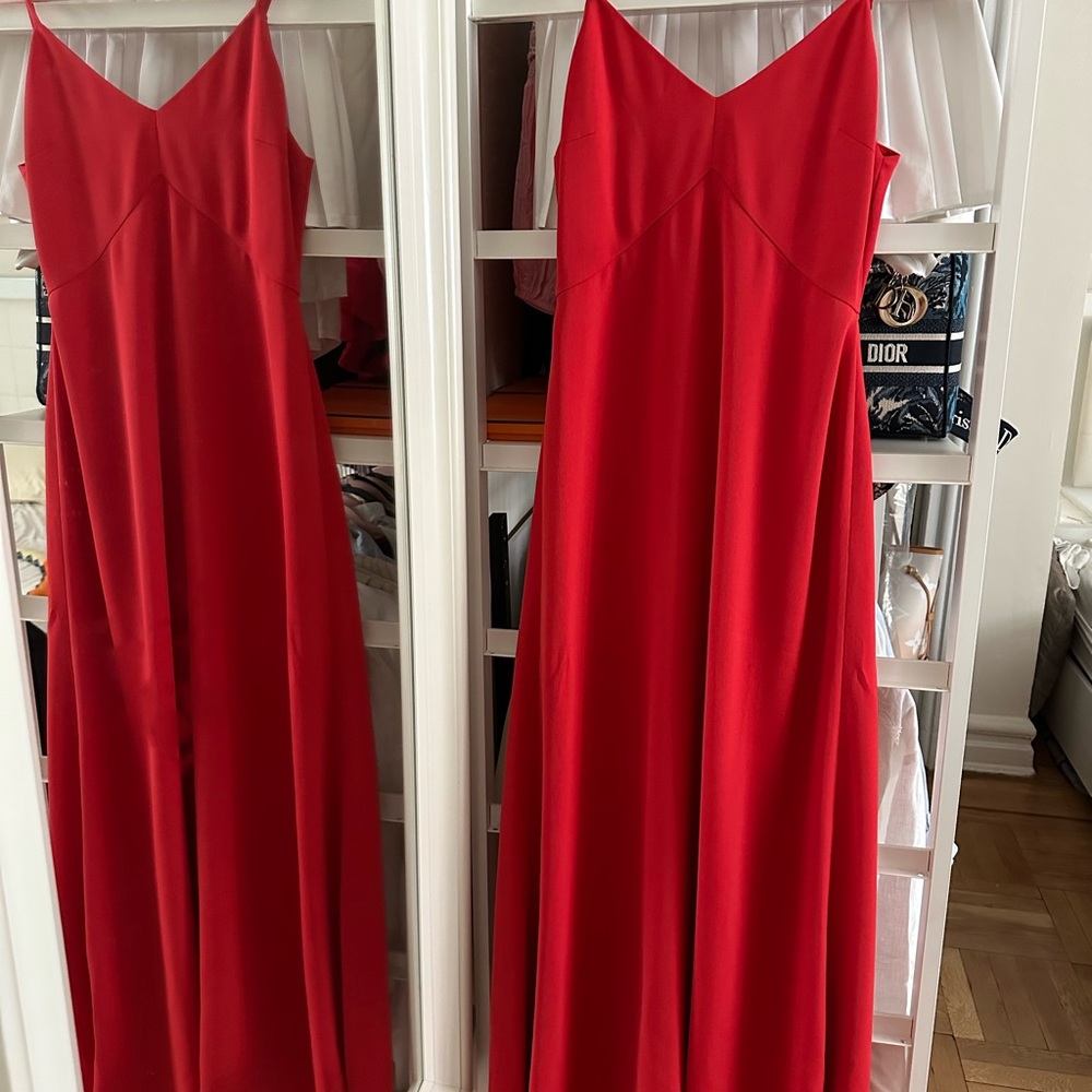 Alice + Olivia Red Maxi Dress